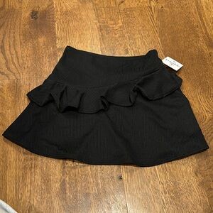 SLS Apparel Girls Skirt Black Size Large